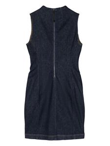 SPANX sleeveless denim mini dress - Blauw