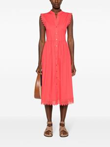 TWINSET poplin midi dress - Roze