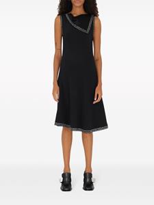 Burberry Satijnen jurk - Zwart