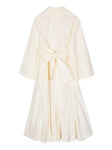Shanshan Ruan Gelaagde blousejurk - Beige