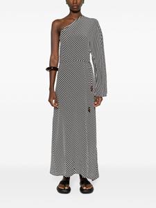 Faithfull the Brand Gino silk maxi dress - Zwart