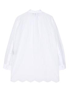 Dice Kayek embroidered cotton minidress - Wit