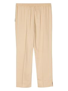 JOSEPH mid-rise straight-leg trousers - Bruin