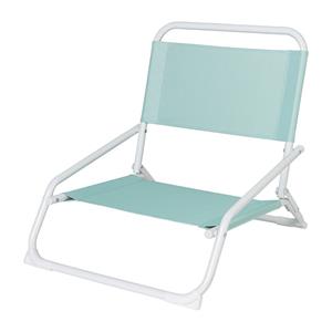 Xenos Strandstoeltje Miami - blauw - 58x52x52 cm
