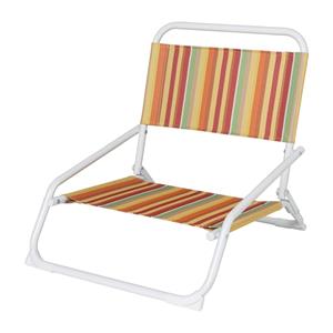 Xenos Strandstoeltje Miami - gestreept - 58x52x52 cm