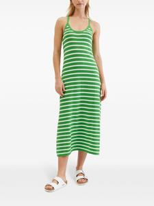 Chinti & Parker Gestreepte midi-jurk - Groen
