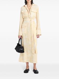 Proenza Schouler Maxi-jurk met abstracte print - Geel
