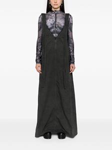 Uma Wang Aroma V-neck maxi dress - Grijs