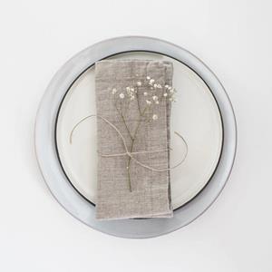 LINEN TALES  Linnen Servet 40x40 set van 2 Natural