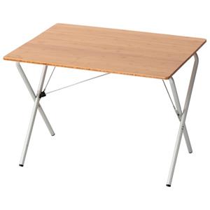 Snow Peak - Single Action Table Bamboo Top - Campingtafel beige