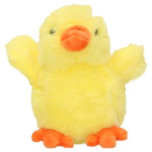 Pluche kuiken / kip knuffel geel 12 cm -