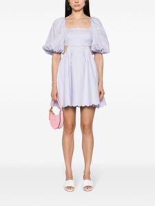 ZIMMERMANN Halliday linen minidress - Paars