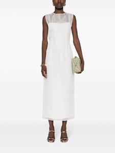 Gabriela Hearst Maslow organza midi dress - Beige