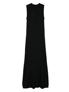 Róhe crew-neck maxi dress - Zwart