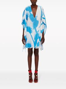 Ferragamo Mini-jurk met print - Blauw
