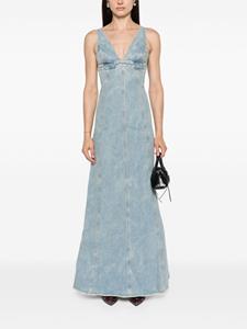 Haikure Dolly denim maxi dress - Blauw