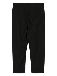 Forme D'expression cotton cropped trousers - Zwart
