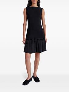 Proenza Schouler White Label layered seersucker mini dress - Zwart