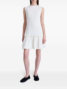 Proenza Schouler White Label layered seersucker mini dress - Wit