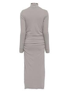 James Perse jersey ruched dress - Grijs
