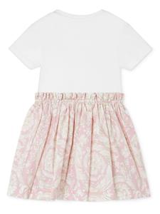 Versace Kids Jurk met barokprint - Wit