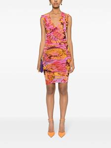 PINKO Androgeo printed mini dress - Roze