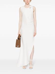 MSGM knot-detail maxi dress - Wit