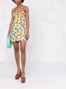 Saint Laurent Zijden jurk - Geel