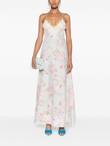 ZIMMERMANN Halliday floral-print maxi dress - Blauw