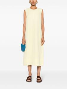 Fabiana Filippi sleeveless shift midi dress - Geel