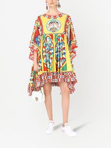 Dolce & Gabbana Katoenen tuniek met print - Geel