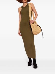 Rag & bone round-neck ribbed dress - Groen