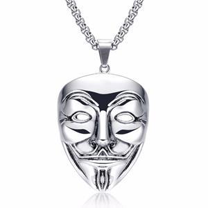 Mendes V for Vendetta kettinghanger Silver