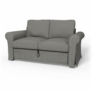 Bemz IKEA - Hoes voor 2-zitsslaapbank Backabro, Dark Blue, Linnen