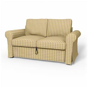Bemz IKEA - Hoes voor 2-zitsslaapbank Backabro, Sun Yellow, Linnen