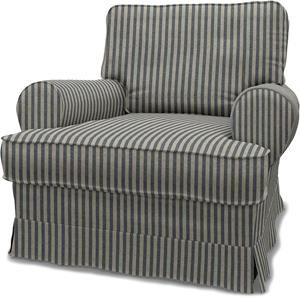 Bemz IKEA - Hoes voor fauteuil Barkaby (standaard model), Dark Blue, Linnen