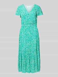 Comma Casual Identity Midi-jurk in wikkellook