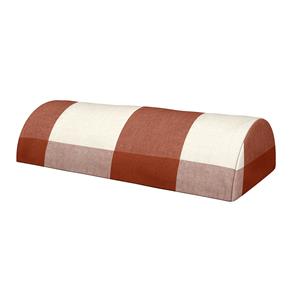Bemz IKEA - Hoes voor halfrond kussen Beddinge, Terracotta, Linnen