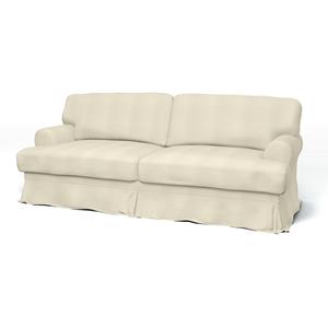 Bemz IKEA - Hoes voor 3-zitsbank Ekeskog, White, Linnen