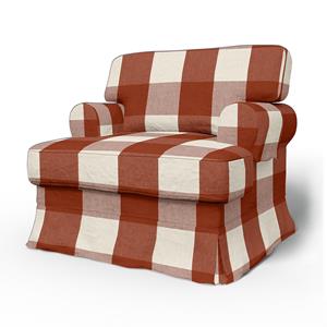 Bemz IKEA - Hoes voor fauteuil Ekeskog, Terracotta, Linnen