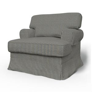 Bemz IKEA - Hoes voor fauteuil Ekeskog, Dark Blue, Linnen