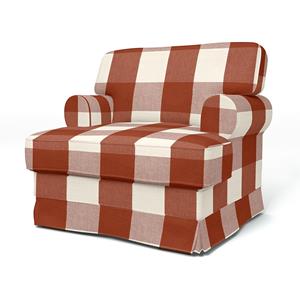 Bemz IKEA - Hoes voor fauteuil Ekeskog, Terracotta, Linnen