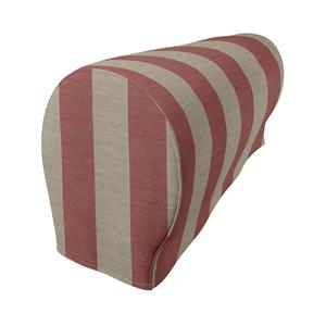 Bemz IKEA - Armleuningbeschermers Ekeskog (twee stuks), Happy Red, Linnen