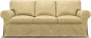 Bemz IKEA - Hoes voor 3-zitsbank Ektorp, Soft Yellow, Linnen