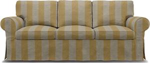 Bemz IKEA - Hoes voor 3-zitsbank Ektorp, Sun Yellow, Linnen