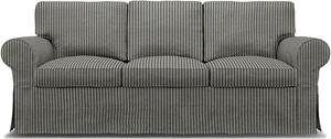 Bemz IKEA - Hoes voor 3-zitsbank Ektorp, Dark Blue, Linnen