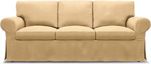 Bemz IKEA - Hoes voor 3-zitsbank Ektorp, Sun Yellow, Katoen