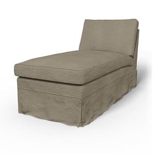 Bemz IKEA - Hoes voor chaise longue Ektorp, Natural, Linnen