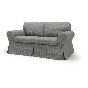 Bemz IKEA - Hoes voor 2-zitsbank Ektorp, Dark Blue, Linnen