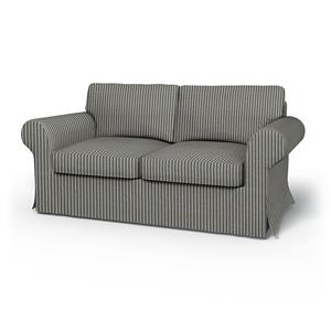 Bemz IKEA - Hoes voor 2-zitsbank Ektorp, Dark Blue, Linnen